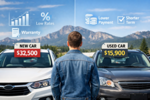 used vs new car loans in rapid city
